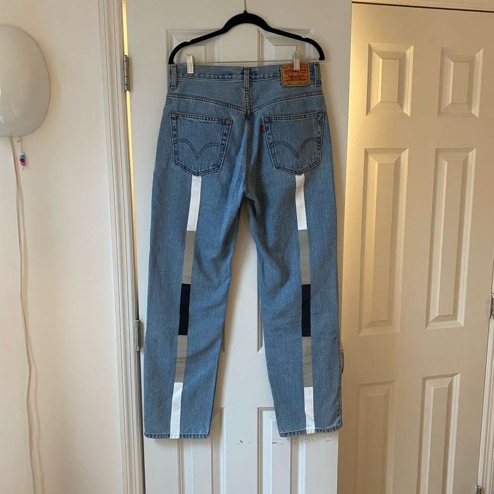 Levi's 550 Still Here style paint